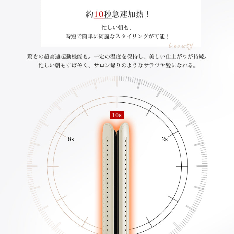 YETE プロ用縮毛矯正機 360°クールケア 毛先保護 サロン級持続効果 ダメージレス設計