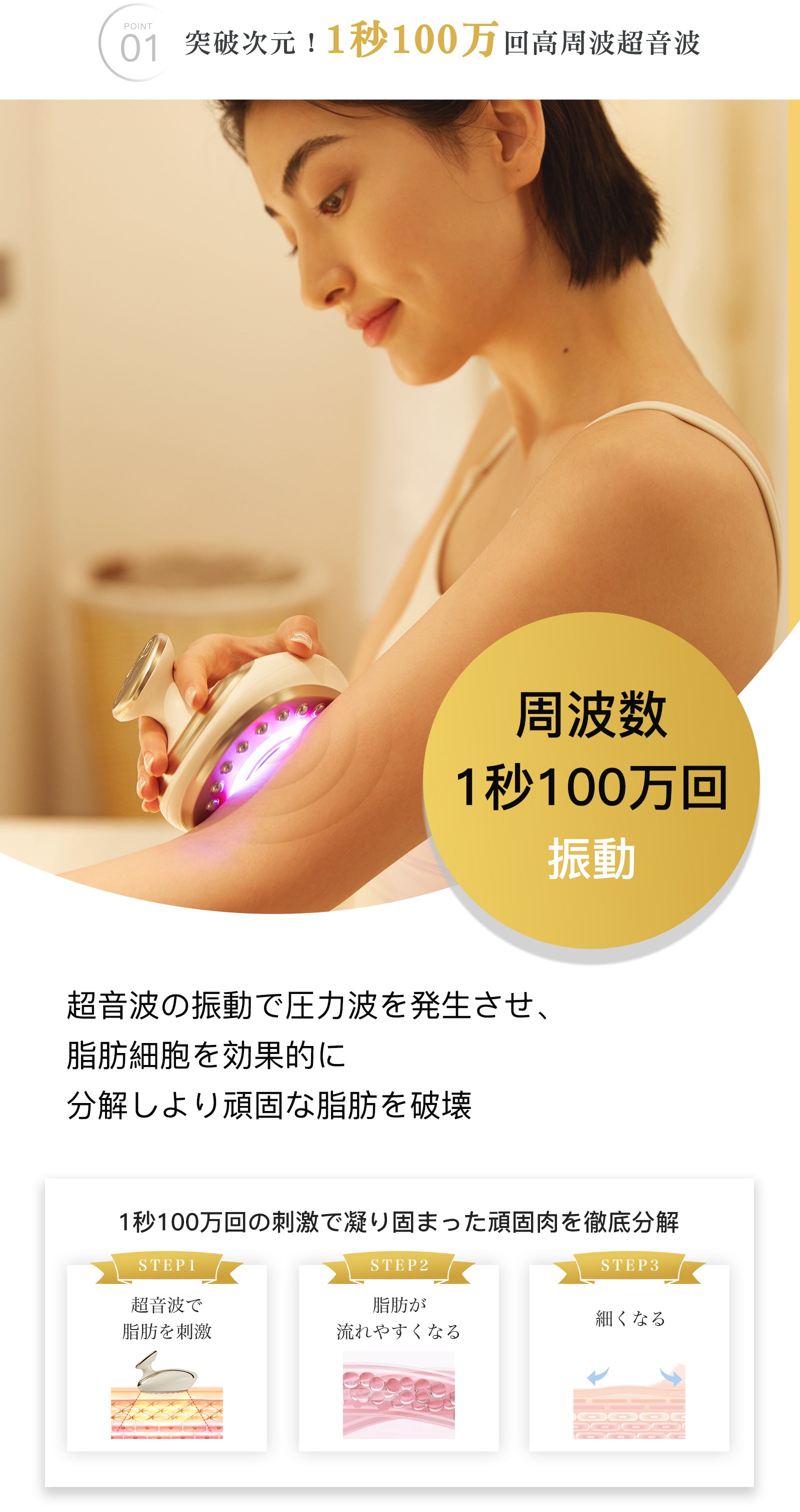 EMS 減量機器フィール超音波痩身美容デバイス – YETE